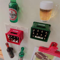 Abrepuertas De Cerveza Con Imagen 3D Cartoon Magnético Para Nevera Decoración De Hogar Con Estuche De Vino Tres Dimensiones - details 0