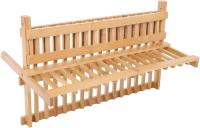 Estante de secado de Folg, estante de plato, estante de plato de bambú Folg utensilio al aire libre Rack para suministros de cocina en casa - details 1