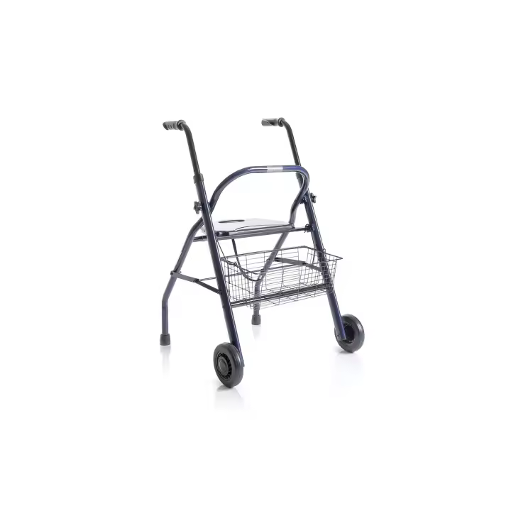 Andador rollator de acero dos ruedas modelo zeus Marca Moretti iberica - 1