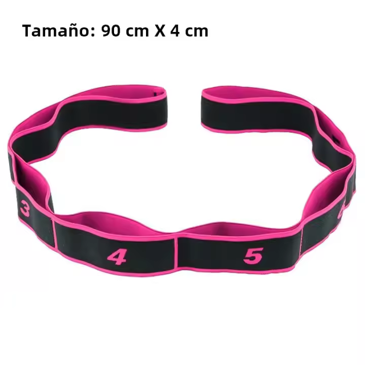 Cinta De Yoga De Poliéster Latex Elástica Para Danza Latina Estiramiento Bandas De Resistencia De Ejercicio Fitness Pilates GYM - 1