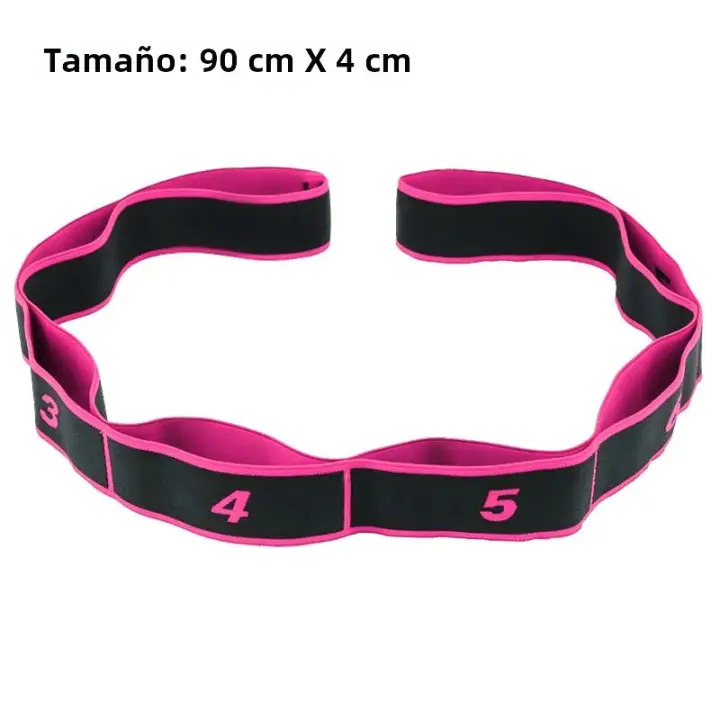Cinta De Yoga De Poliéster Latex Elástica Para Danza Latina Estiramiento Bandas De Resistencia De Ejercicio Fitness Pilates GYM - 1