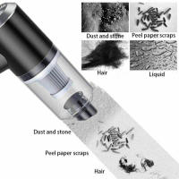 Aspiradora Portátil Inalámbrica De Alta Potencia Para Limpieza Del Hogar Y Coche Herramientas De Limpieza Compacta Y Manejable - details 11