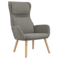 vidaXL Sillón de relax de terciopelo Gris claro, Gris oscuro, Verde oscuro Sillon Dormitorio Sillon Comodos Silla Relax Sillón Sofá - details 3