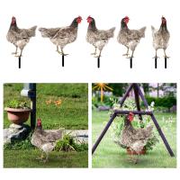Estatua De Gallo Para Jardín Adorno Ornamental De Patoio Decorativo Para Patio Camino De Atrás Regalo Para Amante De Año Nuevo Navidad Cumpleaños - details 2