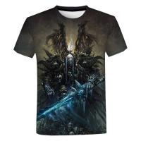 Camiseta De Moda Casual Para Hombre Y Mujer World of Warcraft 3D Printed Harajuku Oversized Tees Tops De Polyester Para El Verano - details 4