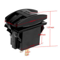 Interruptor De Plástico Resistente Al Fuego Carling ARB Dual USB 3.1 Cargador De Coche Con Luz LED Azul Accesorio De Alta Calidad Para Coche Y Barco 12V - details 19