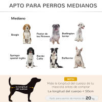 PawHut Cama Elevada para Perros Gatos Transpirable Cama Mascotas para Dormir Relajar con Marco de Acero para Interiores Exterior 90x65x20 cm Negro - details 3