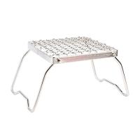 Soporte De Fogón Plegable Para Camping En Acero Inoxidable Mesa De Camping Portátil Para Gas Y Madera Estándar De Exterior - details 3