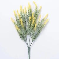 Lavanda Artificial De 35 Cm Color Morado Plástico Para Decoración De Bodas Hogar Jardín Fotografía Propiedades Tamaño Approx 15cm - details 10