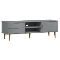 vidaXL Mueble de TV MOLDE madera maciza de pino 158x40x49 cm, Mueble de Salon, Mueble TV, Mueble TV salon, Mesa de TV, Mueble tele - details 0