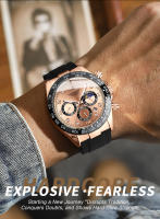 Reloj De Pulsera Deportivo Militar De Lujo Para Hombre Chronógrafo Luminoso Fecha Cuarzo Reloj Popular Masculino BINBOND - details 1