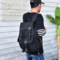 Mochila DIDABEAR De Lona Para Hombres Gran Capacidad Mochila Casual Para Escuela Viaje Con Manijas Suaves Y Cierre De Cadena - details 4