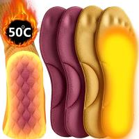 2 Pares De Plantillas Calientes Autogeneradas Termostáticas De Espuma De Memoria Con Soporte Arco Para Zapatos Invierno Para Hombres Y Mujeres - details 1