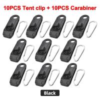 Clips De Tapa De Camping 5/10PC Grueso Y Duradero Con Agarre De Bloqueo Para Tienda De Acampar Cuerda De Bungee Para Ajustar Tensión En Automóviles Piscinas Y Toldos Accesorios Para Tienda - details 10
