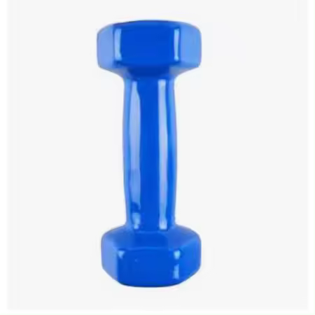 Pack de 2 Pesas Mancuernas Hexagonales de Vinilo para Fitness Antideslizantes - 0.5kg, 1kg, 1.5kg, 2kg, 3kg, 4kg, 5kg - 1