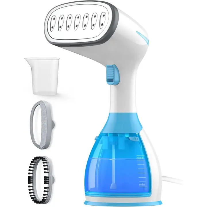 Vaporizador de ropa portátil: vaporizador de ropa portátil de calentamiento rápido de 15 segundos con tanque de agua grande, vaporizador de ropa de mano - 1