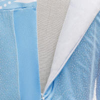 Vestido De Princesa Elsa Azul Con Manga Larga Y Cinturón Decorativo Vestido De Tule Para Niñas Fiesta De Cumpleaños Estilo Europeo Y Americano - details 5
