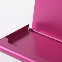 Caja De Metal Para Tarjetas De Negocio Creativa De Aleación De Aluminio Portaidentificación Y Monedas Unisex Colorido - details 44