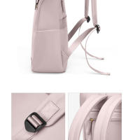 Mochila Elegante GOLF Para Mujer En Nylon Aesthetic Impermeable Antigolpe Con Compartment Para Portátil 15.6 Pulgadas Anti-Robo Para Viajes Y Uso Diario - details 18