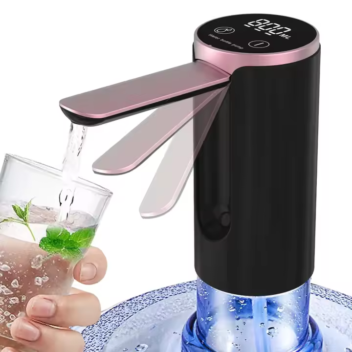 Dispensador De Agua LED Con Pantalla Táctil 3 Configuraciones Cuantitativas Bomba De Agua Tipo C Cargado Plegable Dispensador De Agua - 1