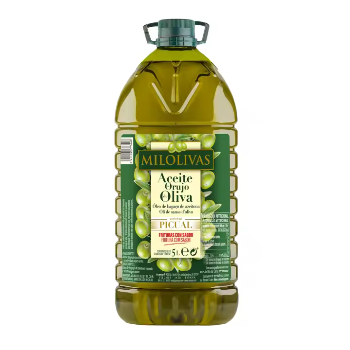ACEITE DE ORUJO DE OLIVA VARIEDAD PICUAL MIL OLIVAS 5L DE SABOR Y CALIDAD - 1