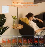 Termostato Inteligente WiFi Tuya Control Remoto De Temperatura Para Calefacción Eléctrica Piso Agua/Gas Boilero Compatible Con Yandex Google Home Alexa - details 5