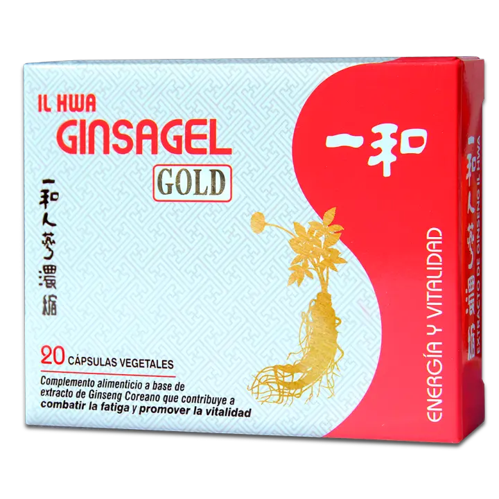 Ginseng Coreano IL HWA Puro, Extracto Concentrado 11:1 de Panax Ginseng, 2090mg, 20 Cápsulas | Potencia + Energía + Resistencia | Vegano, No-GMO | Calidad IL HWA - 1