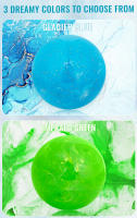 Bola De Golf Premium Caiton - 60mm/2.36in Diseño De Arte Fluido Rojo Azul Verde 4 Capas Construcción Para Parques Y Jardines - details 4