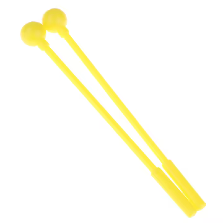 2Pcs Percusión Palos De Batería Mallets Instrumentos Musicales Plásticos Para Adultos Y Niños Accesorios De Juguetes - 1