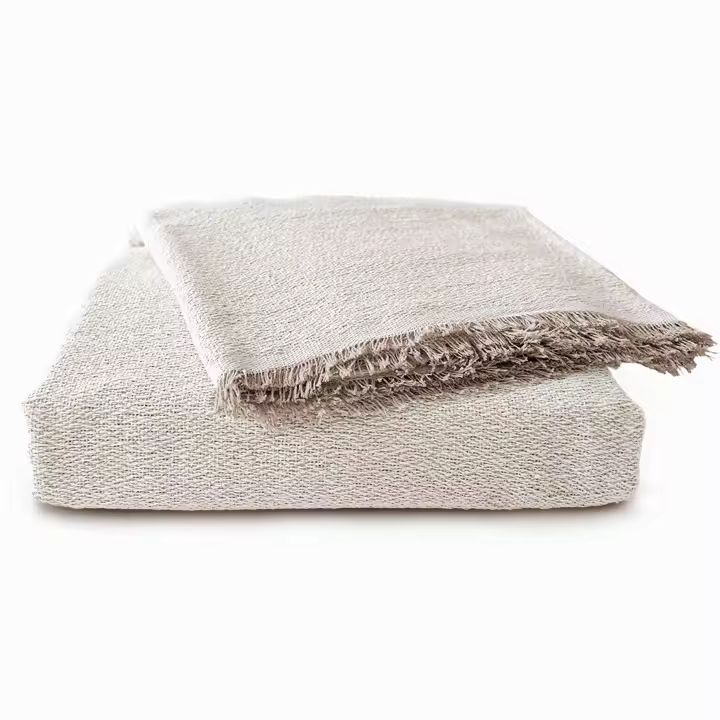 Colcha Multiusos Sofa,Manta Foulard,Plaid para Cama,Cubresofa Cubrecama,jarapas,Comoda Practica y Suave. Poliester Algodón con Bordaje - 1