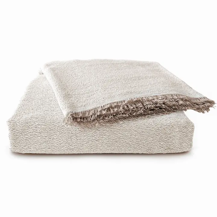 Colcha Multiusos Sofa,Manta Foulard,Plaid para Cama,Cubresofa Cubrecama,jarapas,Comoda Practica y Suave. Poliester Algodón con Bordaje - 1