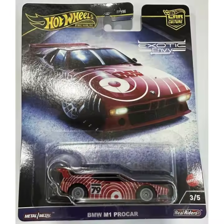 Hot Wheels Premium Exotic BMW M1 Procar 3/5 - 1