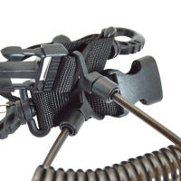 Línea De Seguridad Espiral Para Cámara Y Linterna Marea Inútil Para Natación Snorkel Surf Kayak Accesorio Deportivo Unisex - details 6