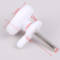 50 Pcs Gancho De Pared Invisible Para Bodas Mini Tornillo Sin Marca Soporte Para Cuadros Y Fotos Material Duradero - details 4