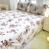 Sábana De Cama Individual/Reina/King Con Estampado De Flores Sábana Plana De Poliéster 100% Sin Fundas De Almohada - details 7