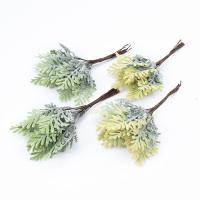 6 Piezas De Coral Plástico Decorativo Florero Navidad Decoraciones Flores Coronas Casa Scrapbooking Plantas Artificiales - details 15