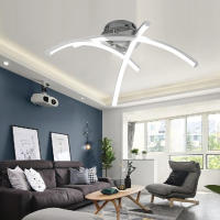 Lámpara De Techo LED Moderna 24W Regulable Nordic Creativa Para Iluminación Interior AC 85-265V Absorba Aluminio Y Acrílico - details 16