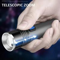 Luz UV Rechargeable USB 395nm Blacklight Zoomable Para Detectar Orina De Mascotas Y Curinga De Resina Luz Ultravioleta Para Defensa Personal - details 4
