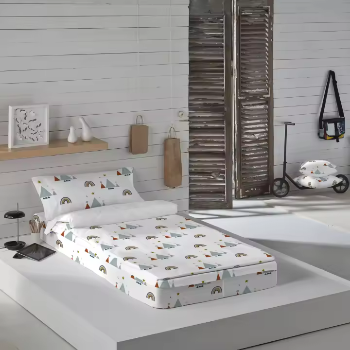 SACO NORDICO INFANTIL 100% ALGODÓN SIN RELLENO SUSANITA AZUL B HACIENDO EL INDIO FABRICADO EN ESPAÑA - 1