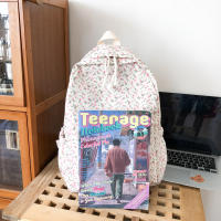 Mochila Floral De Moda Para Estudiantes Y Niñas Con Correas Ajustables Y Gran Capacidad Bolsa De Viaje De Nylon Para Mujeres - details 8