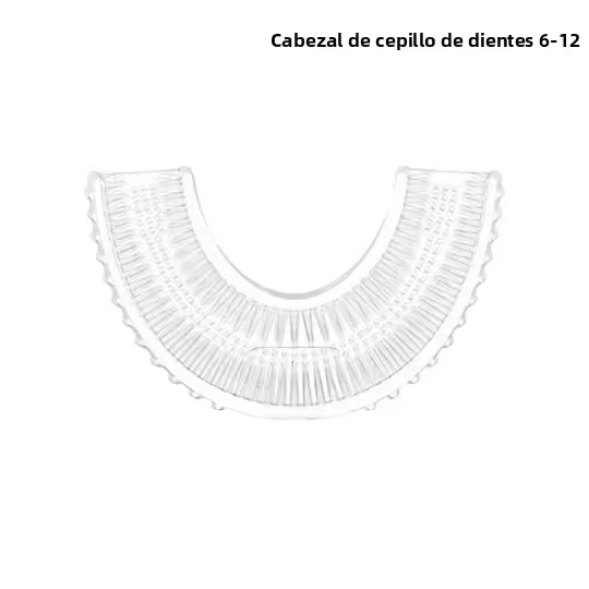 Cepillo De Dientes Eléctrico Para Niños En Forma De U Silicona Cartoon Inteligente 360 Grados Cepillo Sonic Recargable Automático - 1