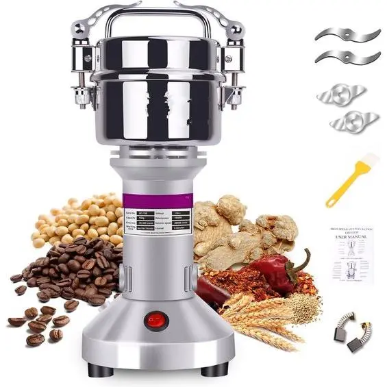 Molinillo Eléctrico de café y Especias Royalty Line® FG21801 - Para 250 gr - 1200W - 1