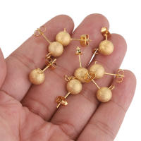 20pcs Pendientes De Estudio Con Borde Mate PVD Plateado Dorado Con Anillo Y Aves De Fuego Para Hacer Joyas DIY - details 1