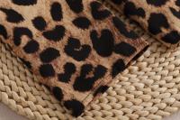 Pantalla De Mano Con Codos Para Mujer Estampado De Leopardo Estilo Retro Europeo Y Americano Con Borlas Decorativas 3D Versátil Para Mujer - details 17
