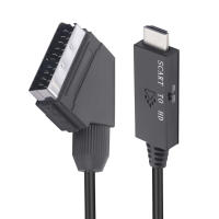 Cable Adaptador Convertidor De Vídeo Y Audio SCART a HDMI 1080P Para HDTV Sky Box STB Entrada SCART Salida HDMI Plug Play - details 9