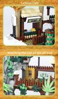 Bloques De Construcción Zoo DIY 4800+ Piezas Mini Bricks Modelo De Parque Desértico Juguete Interactivo Para Padres Y Niños Para Adultos Y Niños - details 15