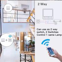 Interruptor Inteligente WiFi Tuya 2-vía RF433Mhz Módulo Relé Aprovechamiento Soporte Alexa Google Assistant Control Por App Smart Life 16A 20A - details 10