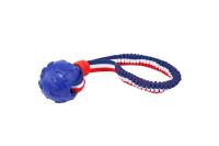 Pelota de hueso de goma de juguete para mascotas con cordón elástico - details 2