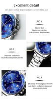 Reloj De Pulsera De Moda NOTIONR Para Hombre Deportivo Con Calendario Lujo Acero Inoxidable Cuarzo Relajado Luminoso Casual - details 4