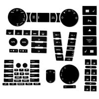 Kit De Reparación De Botones Mate Negro Para Coche 8 Piezas Adhesivos Para Touareg 2005-2010 Accesorios De Interiores Automotrices - details 1